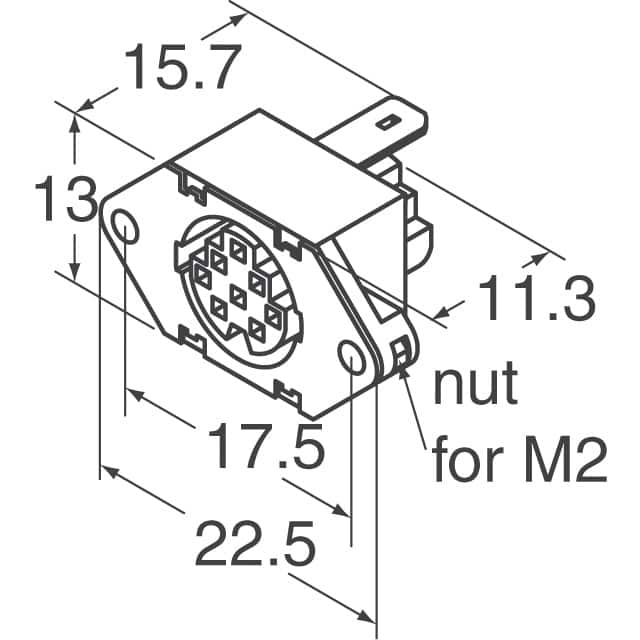 HR212-10R-8SD(73) Hirose Electric Co Ltd  Circular Connector Assemblies